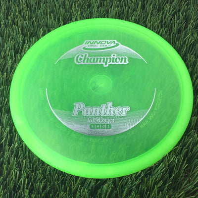 Innova Champion Panther with Circle Fade Stock Stamp - 167g - Translucent Bright Green