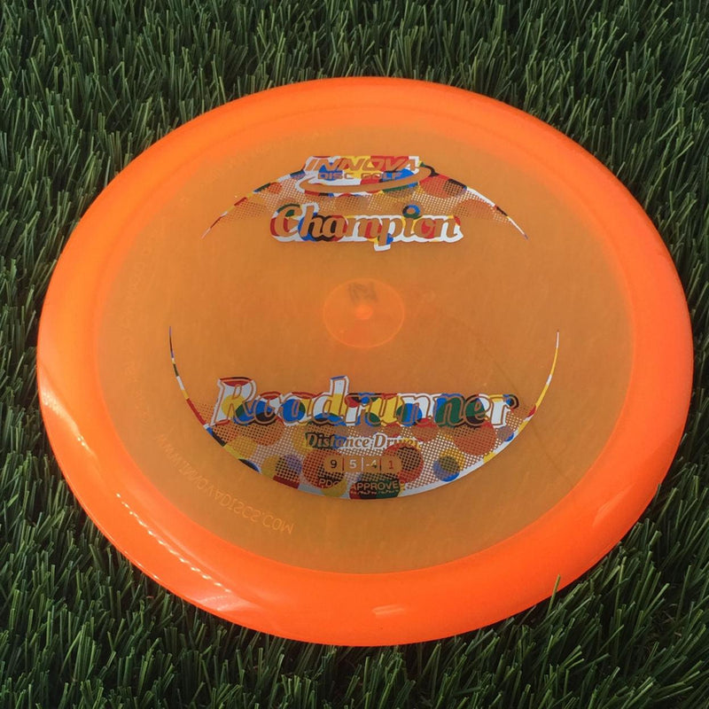 Innova Champion Roadrunner with Circle Fade Stock Stamp - 167g - Translucent Bright Orange