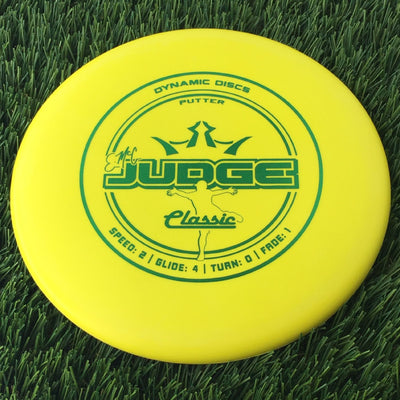 Dynamic Discs Classic (Hard) EMAC Judge - 173g Yellow