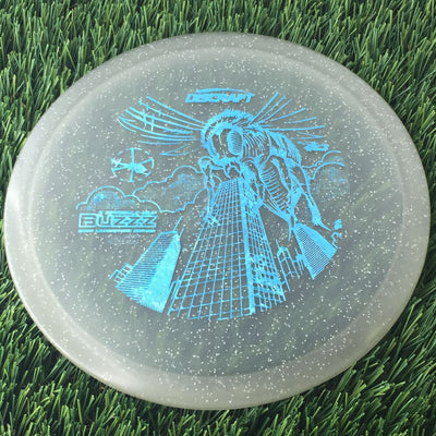 Discraft Elite Z Sparkle Glow Buzzz with 2023 Ledgestone Edition - Wave 1 Stamp - 180g - Translucent Grey