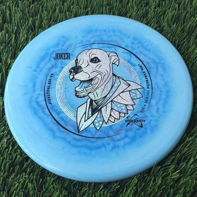 Prodigy 500 Spectrum A5 with Luke Humphries Joker of Discs 2023 Signature Series Stamp - 176g Blue