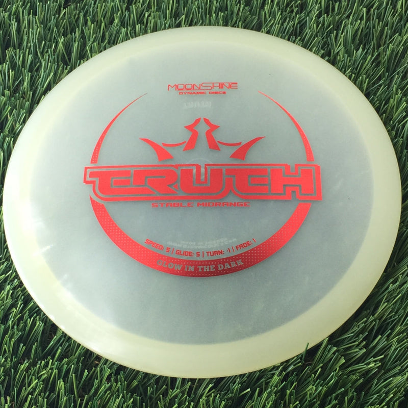 Dynamic Discs Lucid Moonshine Glow Truth with Glow in the Dark Stamp - 173g - Translucent Glow