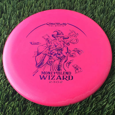 Gateway Money ($) Wizard with Pipe Smokin Making It Rain Stamp - 175g Pink