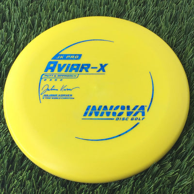 Innova Pro JK Aviar-x with Juliana Korver - 5 Time World Champion Stamp - 175g Yellow