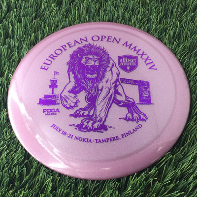 Discmania Forge Function with European Open MMXXIV - July 18-21 Nokia - Tampere, Finland - PDGA Major Stamp - 176g - Translucent Purple