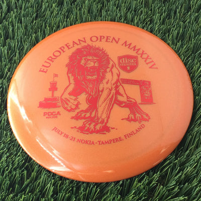 Discmania Forge Function with European Open MMXXIV - July 18-21 Nokia - Tampere, Finland - PDGA Major Stamp - 174g - Translucent Orange