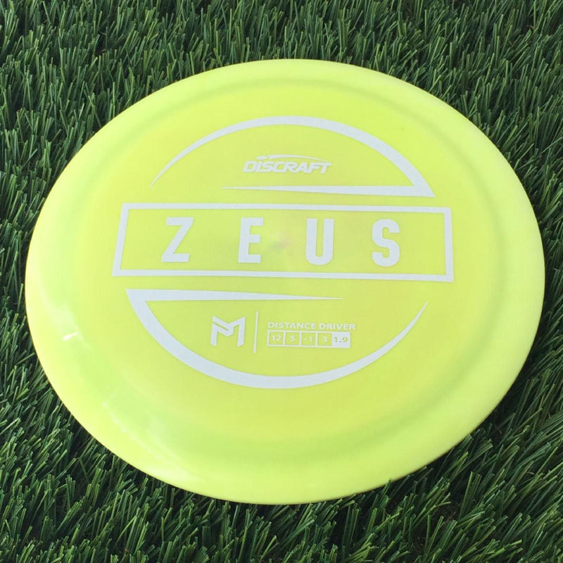 Discraft ESP Zeus with PM Logo Stock Stamp Stamp - 174g Yellow