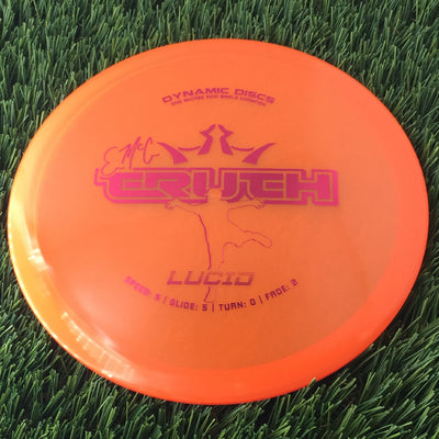 Dynamic Discs Lucid EMAC Truth with Eric McCabe 2010 World Champion Stamp - 175g - Translucent Orange