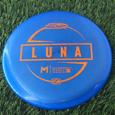 Discraft Elite Z Luna with PM Logo Stock Stamp Stamp - 172g - Translucent Blue