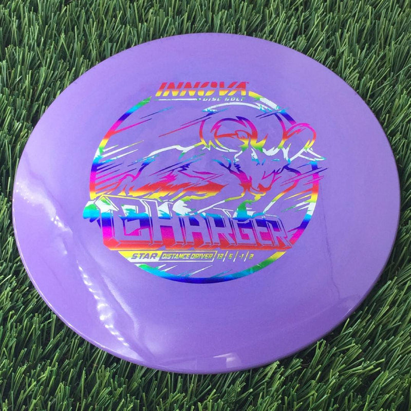 Innova Star Charger with Burst Logo Stock Stamp - 171g Purple