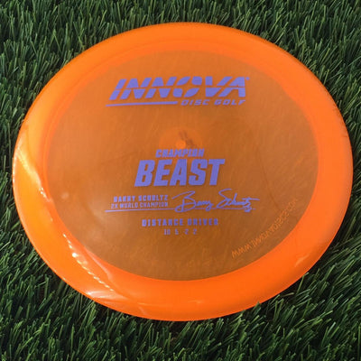 Innova Champion Beast with Burst Logo Barry Schultz 2X World Champion Stamp - 175g - Translucent Orange