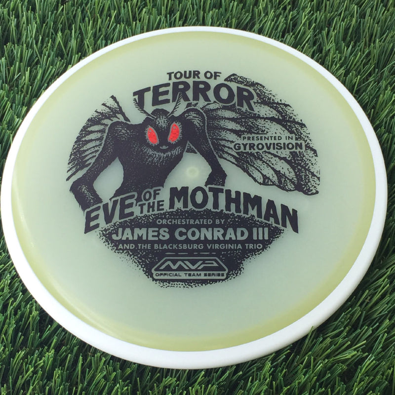 MVP Eclipse Glow 2.0 Detour with Eve of the Mothman - James Conrad and the Blacksburg Virginia Trio - MVP Halloween 2024 Tour of Terror Stamp - 176g - Translucent Glow