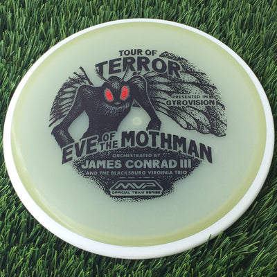 MVP Eclipse Glow 2.0 Detour with Eve of the Mothman - James Conrad and the Blacksburg Virginia Trio - MVP Halloween 2024 Tour of Terror Stamp - 176g - Translucent Glow