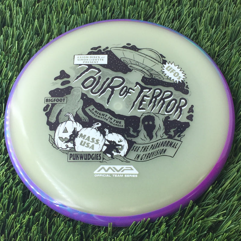 Axiom Eclipse Glow 2.0 Pixel with A Night in the Bridgewater Triangle - Axiom Discs & Simon Lizotte Present the 2024 MVP Halloween Tour of Terror Stamp - 170g - Translucent Glow