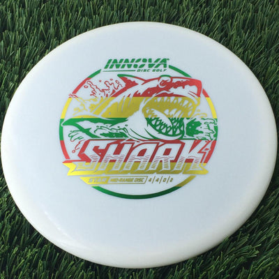 Innova Star Shark with Burst Logo Stock Stamp - 167g White