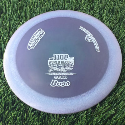 Innova Champion Blizzard Boss with 1108 Feet David Wiggins Jr Signature Stamp - 145g - Translucent Dark Purple