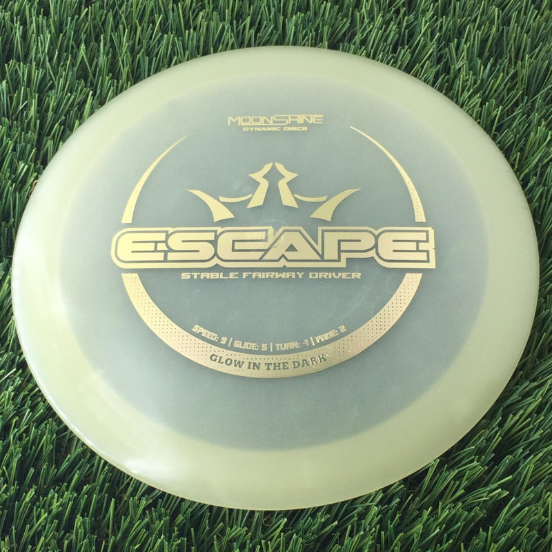 Dynamic Discs Lucid Moonshine Glow Escape with Glow in the Dark Stamp - 174g - Translucent Glow