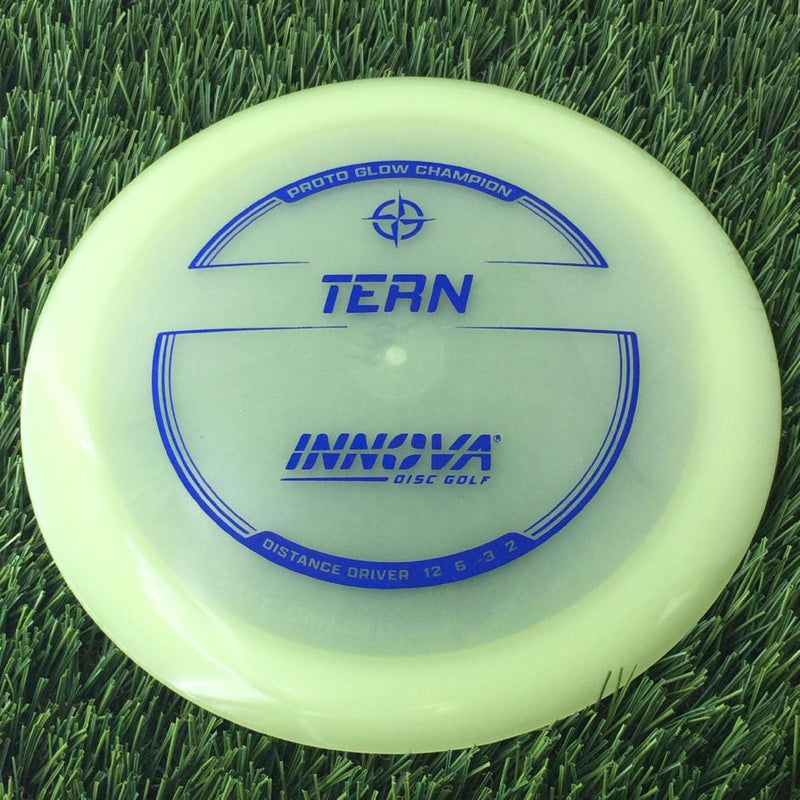 Innova Proto Glow Champion Tern with Burst Logo Stock Stamp - 175g - Translucent Glow