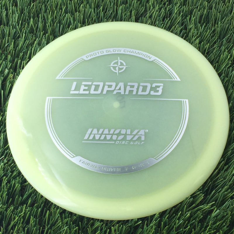 Innova Proto Glow Champion Leopard3 with Burst Logo Stock Stamp - 170g - Translucent Glow