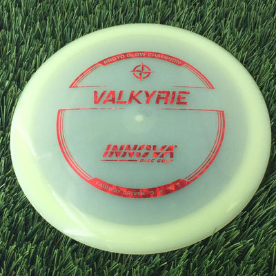 Innova Proto Glow Champion Valkyrie with Burst Logo Stock Stamp - 170g - Translucent Glow