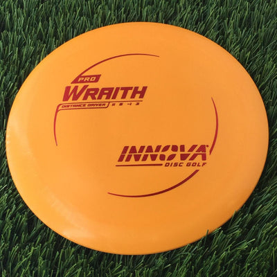 Innova Pro Wraith with Burst Logo Stock Stamp - 169g Light Orange