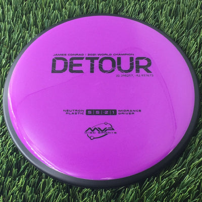 MVP Neutron Detour with James Conrad | 2021 World Champion | 37.7155474,-119.676854 Stamp - 175g Purple