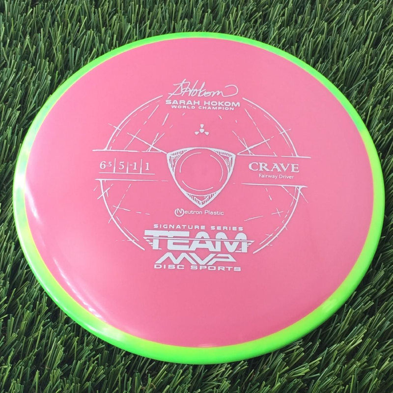 Axiom Neutron Crave with Sarah Hokom World Champion Signature Series Team MVP Stamp - 158g Pink