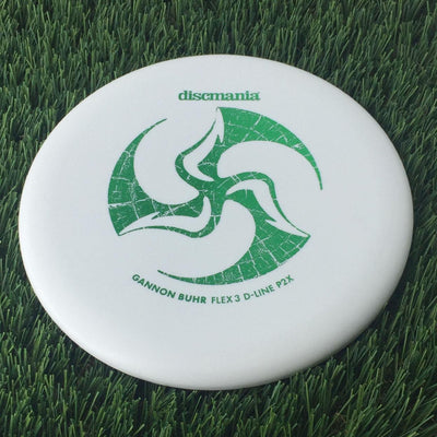 Discmania D-Line Flex 3 P2x with Gannon Buhr Signature Series x Huk Lab Collaboration Stamp - 175g White