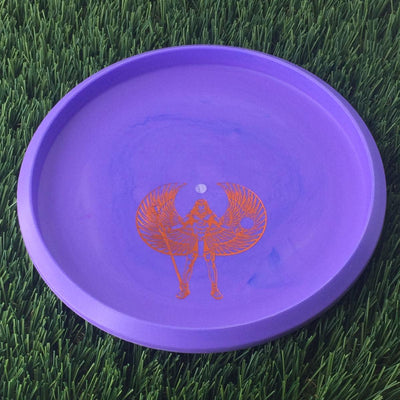 Discmania Italian D-Line Flex 1 P2 with Stock Top with Sky God Mini Bottom Stamp - 176g Purple