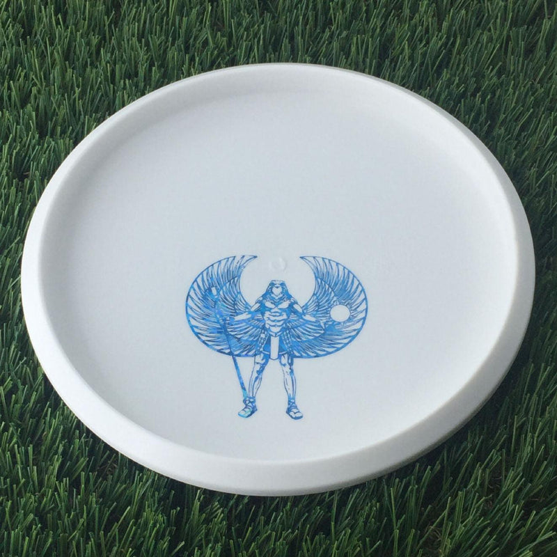 Discmania Italian D-Line Flex 1 P2 with Stock Top with Sky God Mini Bottom Stamp - 176g White