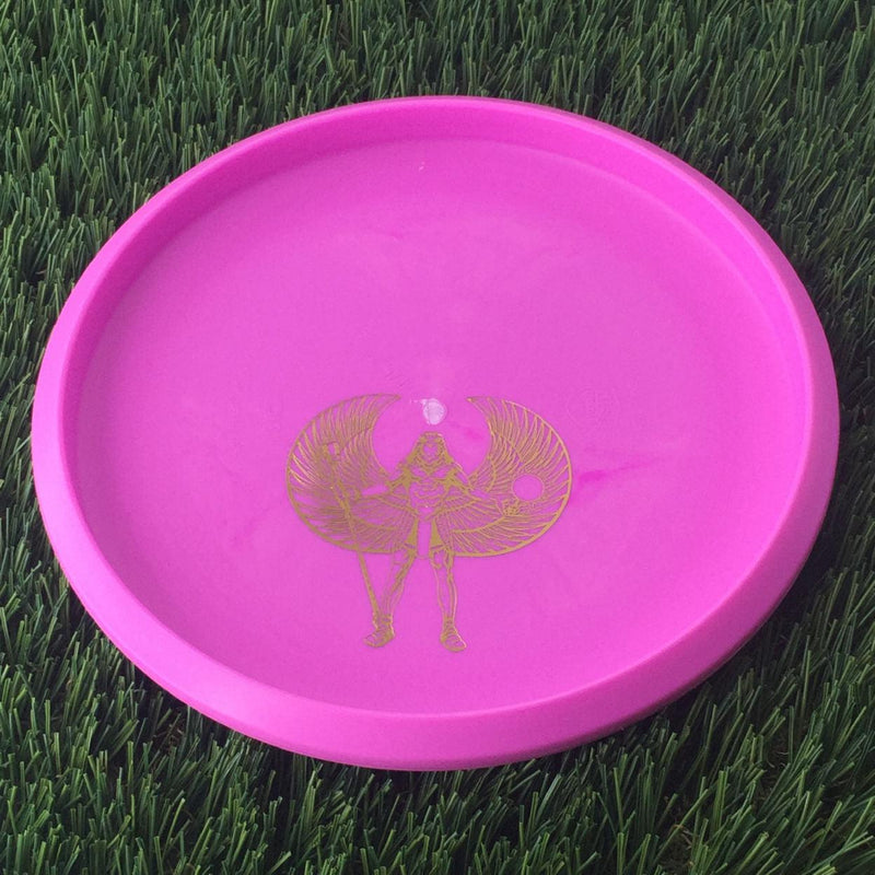 Discmania Italian D-Line Flex 2 P2 with Stock Top with Sky God Mini Bottom Stamp - 176g Pink