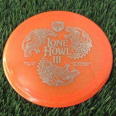 Discmania C-Line Metal Flake PD with Lone Howl III Colten Montgomery Signature Series Stamp - 169g - Translucent Orange