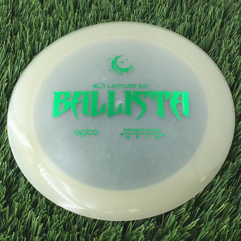 Latitude 64 Opto Moonshine Glow Ballista with Opto Moonshine Glow Logo Stock Stamp - 175g - Translucent Glow