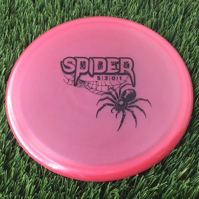 Innova Champion Spider with Artist's Corner - Black Widow Stamp - 175g - Translucent Red