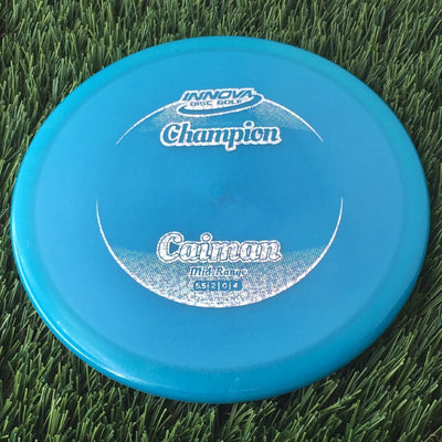 Innova Champion Caiman with Circle Fade Stock Stamp - 161g - Translucent Teal Blue