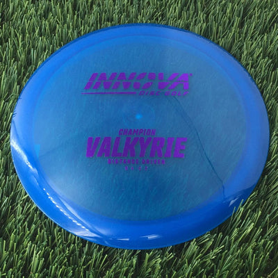 Innova Champion Valkyrie with Burst Logo Stock Stamp - 160g - Translucent Blue