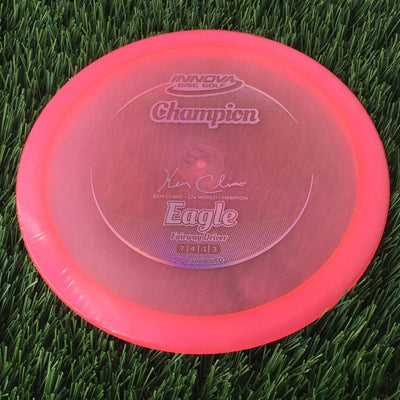 Innova Champion Eagle with Ken Climo - 12x World Champion New Stamp Stamp - 147g - Translucent Pink