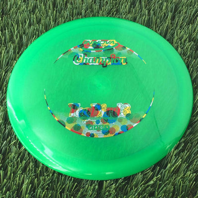 Innova Champion Teebird3 with Circle Fade Stock Stamp - 172g - Translucent Green