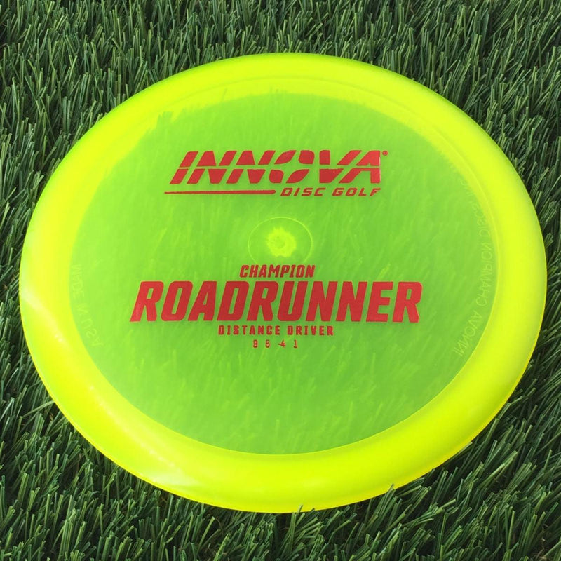 Innova Champion Roadrunner with Burst Logo Stock Stamp - 175g - Translucent Yellow