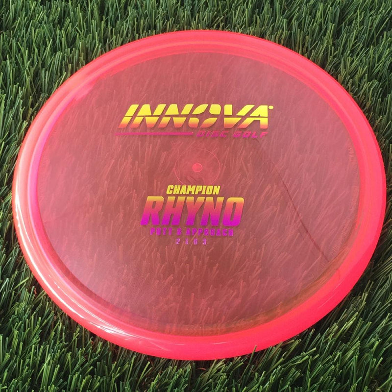 Innova Champion Rhyno with Burst Logo Stock Stamp - 175g - Translucent Pink