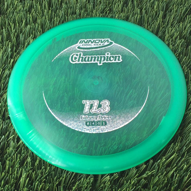 Innova Champion TL3 with Circle Fade Stock Stamp - 172g - Translucent Green