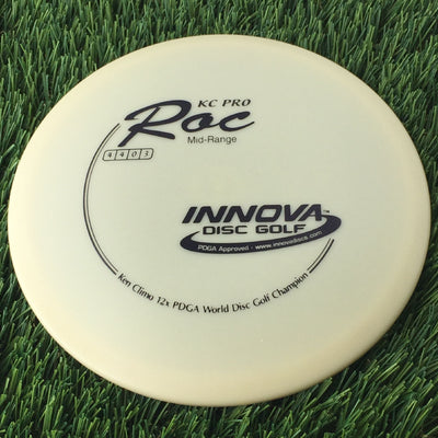 Innova Pro KC Roc with Ken Climo 12x PDGA World Disc Golf Champion Stamp - 150g Off White