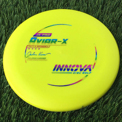 Innova Pro JK Aviar-x with Juliana Korver - 5 Time World Champion Stamp - 175g Yellow