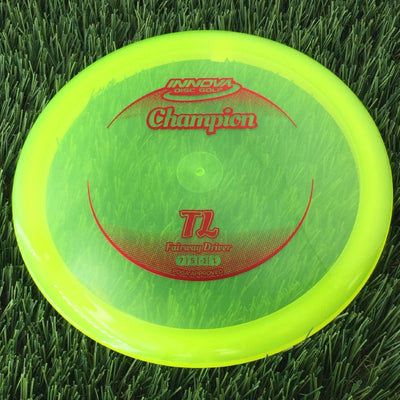 Innova Champion TL with Circle Fade Stock Stamp - 162g - Translucent Yellow