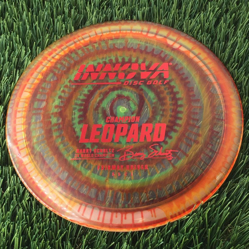 Innova Champion I-Dye Leopard with Burst Logo Barry Schultz 2X World Champion Stamp - 175g - Translucent Dyed