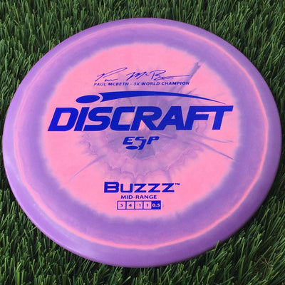 Discraft ESP Buzzz with Paul McBeth - 5x World Champion Signature Stamp - 180g Purple