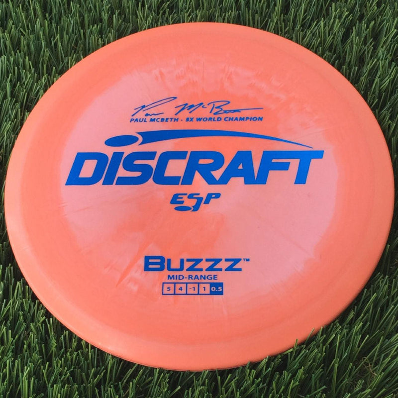 Discraft ESP Buzzz with Paul McBeth - 5x World Champion Signature Stamp - 180g Salmon Pink