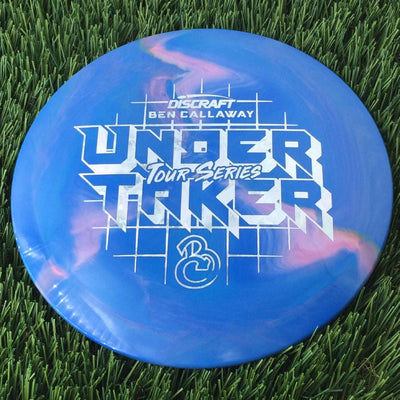 Discraft ESP Swirl Undertaker with Ben Callaway Tour Series 2022 Stamp - 172g Blue