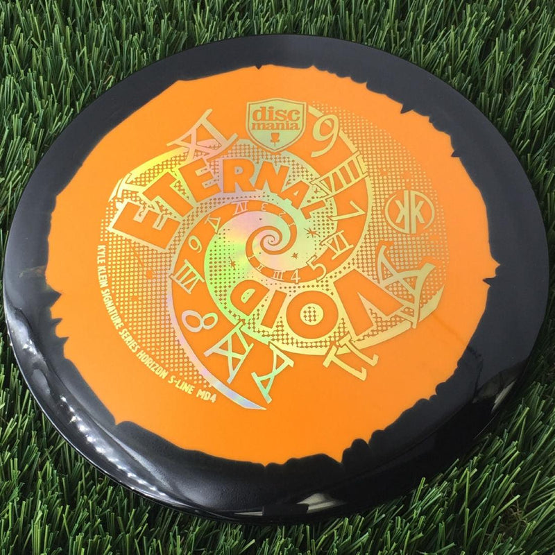 Discmania Horizon S-Line MD4 with Kyle Klein Signature Series - Eternal Void Egyptian Hieroglyphs Stamp - 177g Orangish Black