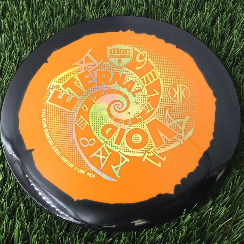 Discmania Horizon S-Line MD4 with Kyle Klein Signature Series - Eternal Void Egyptian Hieroglyphs Stamp - 178g Orangish Black